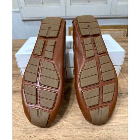 Cole Haan Men\'s Wyatt Bit Driver Loafers Chestnut British Tan Leather Size 9 NIB main image 10